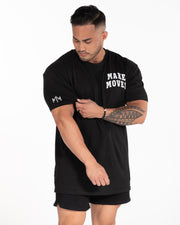 Make Moves Oversized Tee - Black